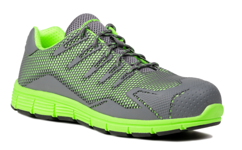 Chaussures de sécurité FLUORITE Basse Maille et KPU Vert Fluo S1P - 9FLU160