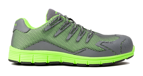 Chaussures de sécurité FLUORITE Basse Maille et KPU Vert Fluo S1P - 9FLU160 – Image 5