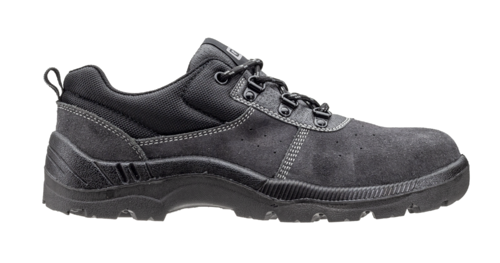 Chaussures de sécurité MANGANITE Basse Cuir velours Anthracite S1P - 9MAN150 – Image 3