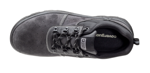 Chaussures de sécurité MANGANITE Basse Cuir velours Anthracite S1P - 9MAN150 – Image 4
