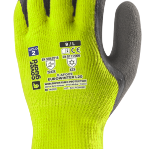 Gants EUROWINTER L20 J10 fourré acryl dble end.latex - 1LAFO
