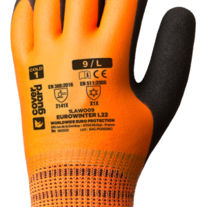 Gants EUROWINTER L22 fourré acryl dble enduction latex - 1LAWO