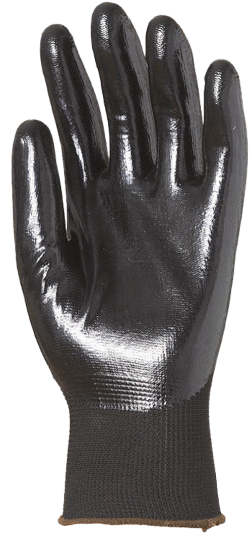 Gants EUROLITE 1NIAB J15 PE noir end. 3/4 nitrile noir - 1NIAB – Image 2