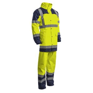 HYDRA Ensemble de Pluie hi-viz jaune-marine - 7HYDY