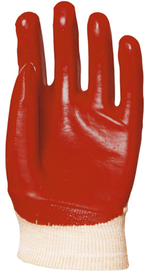 Gants EUROSTRONG 3420 PVC rouge dos aéré standard - MO3420 – Image 2