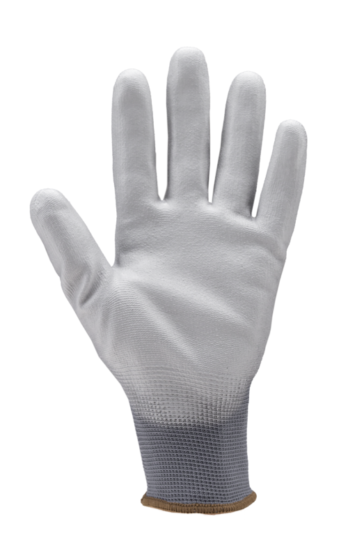 Gants EUROLITE 6030 J13 PE gris end. PU gris CAR - MOP6030 – Image 3