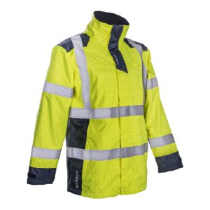NOTT Parka de pluie FR Jaune HV Navy - 5NOT16